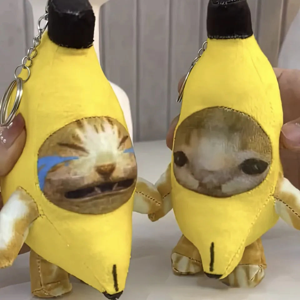 15 Cm Crying Banana Keychain