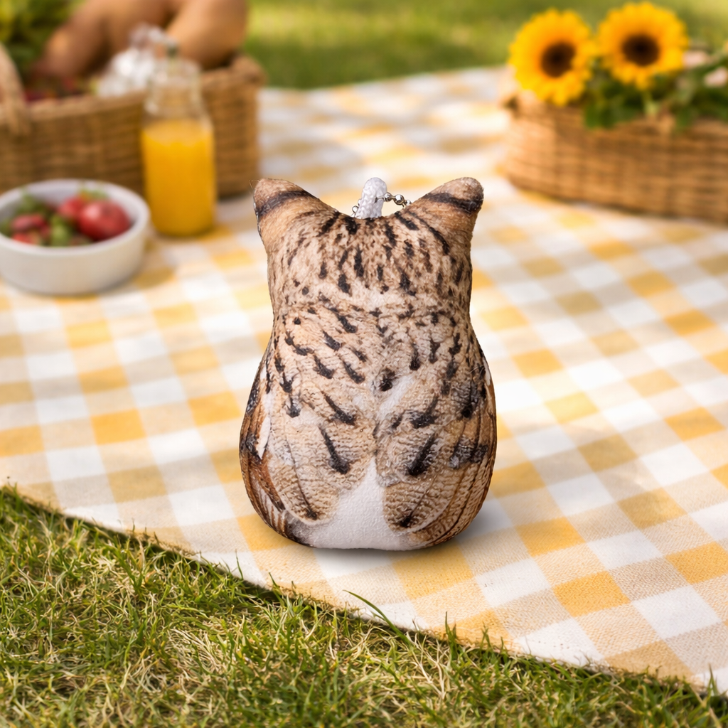 MiniLoot Meowl Voice Plush Keychain